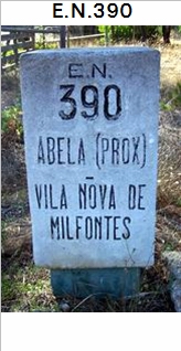 E.N. 390 - Abela - So Domingos da Serra - Vale de gua
 - Cercal - Vila Nova de Milfontes